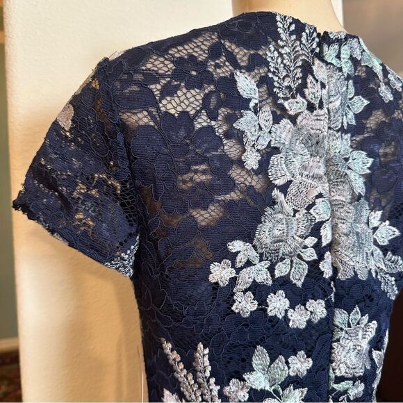 JS COLLECTIONS EMBROIDERED LACE MAXI GOWN DRESS 6 NWT - Picture 5 of 14